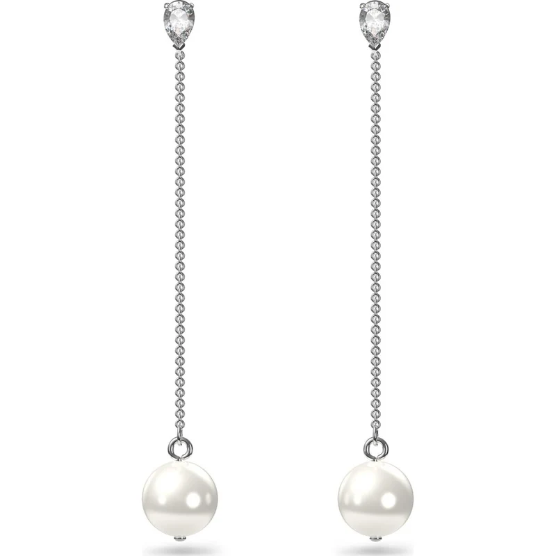 Swarovski Schmuck Damen Ohrhänger Treasure Weiß Rhodium‑plated Artikelnummer 5563290
