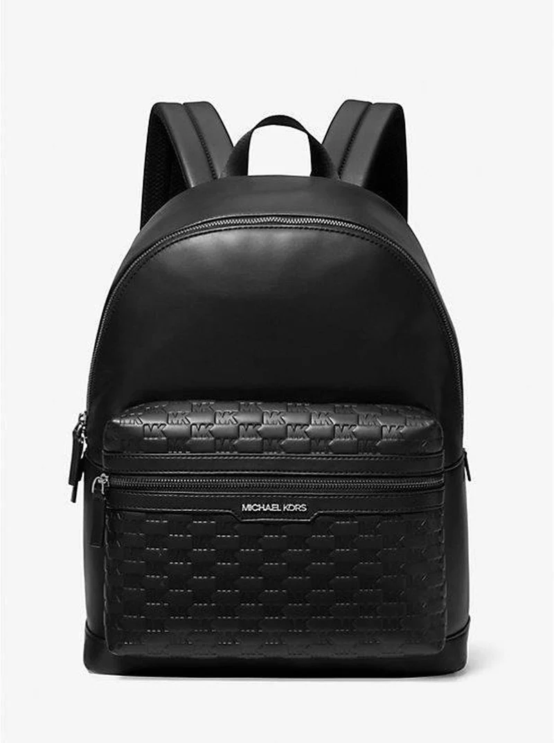 Michael Kors Rucksack Unisex Cooper Logo Embossed Backpack Schwarz 37S5LCOB2U-BLACK-OS