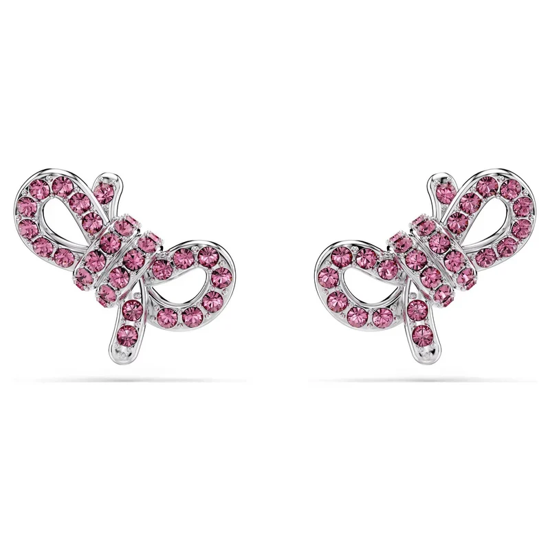 Swarovski Lifelong Bow Ohrstecker Swarovski Ohrstecker Damen Lifelong Bow Rosa Rhodiniert 5723557