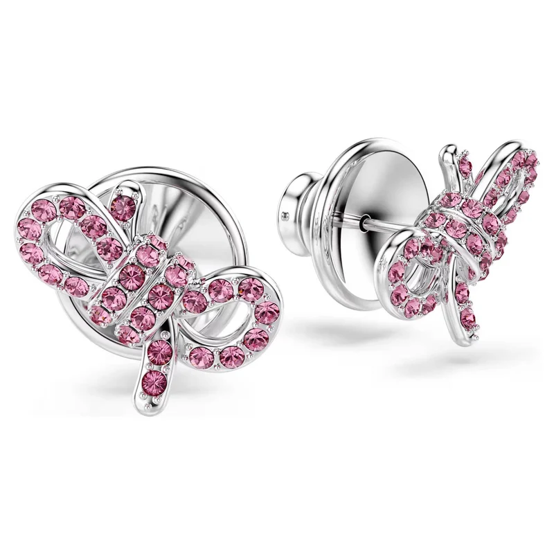 Swarovski Lifelong Bow Ohrstecker Swarovski Ohrstecker Damen Lifelong Bow Rosa Rhodiniert 5723557