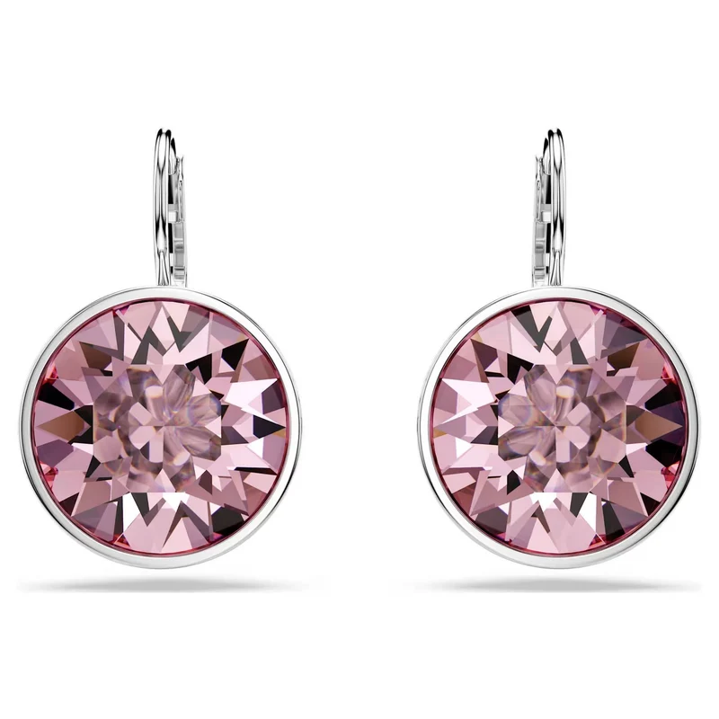 Swarovski Ohrringe Damen Bella Drop Rosa Silber Rhodiniert 5724290