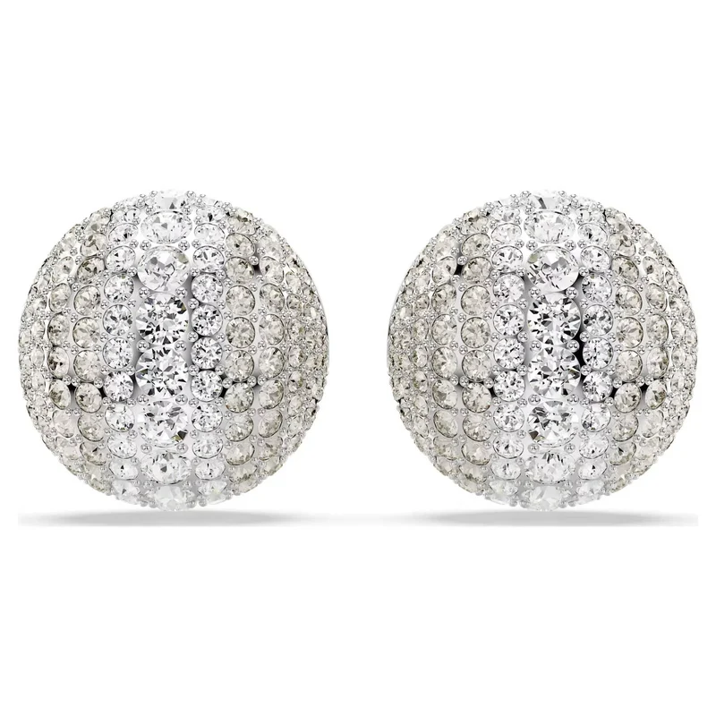 Swarovski Ohrclips Damen Sublima Weiß Rhodiniert 5699563