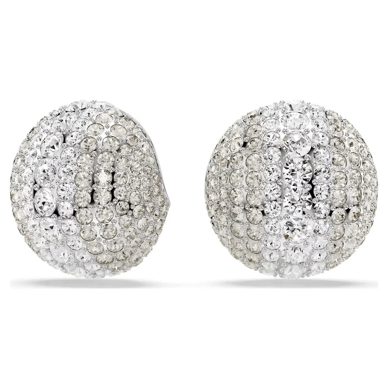 Swarovski Ohrclips Damen Sublima Weiß Rhodiniert 5699563