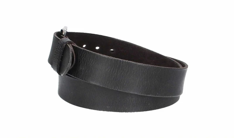 Leder Bazlen Gürtel schwarz