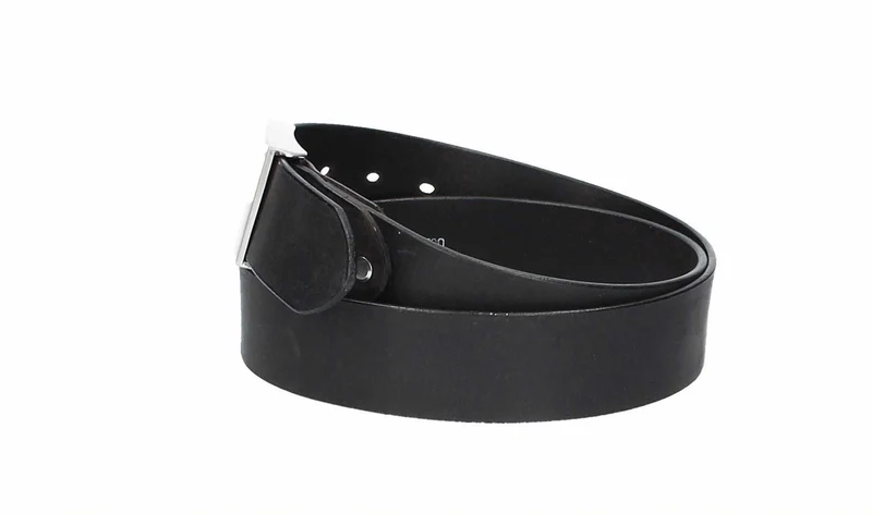 Leder Bazlen Gürtel schwarz