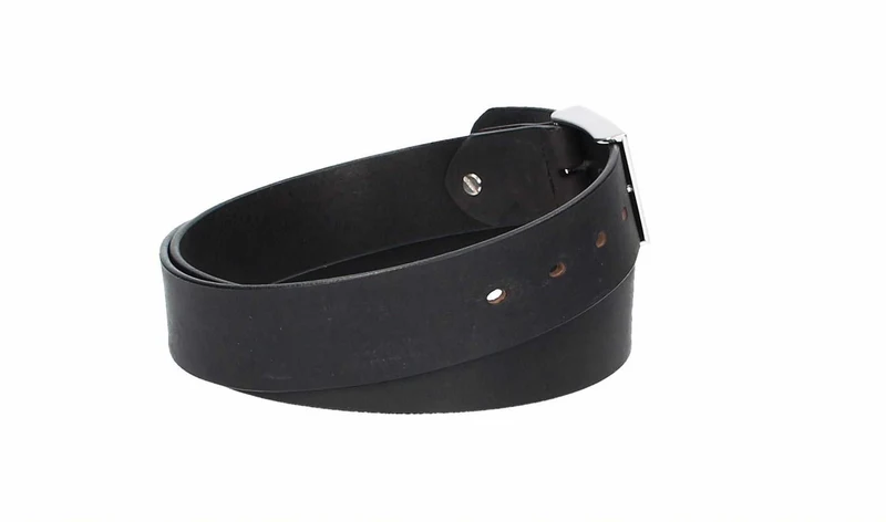 Leder Bazlen Gürtel schwarz