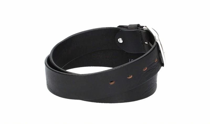 Leder Bazlen Gürtel schwarz
