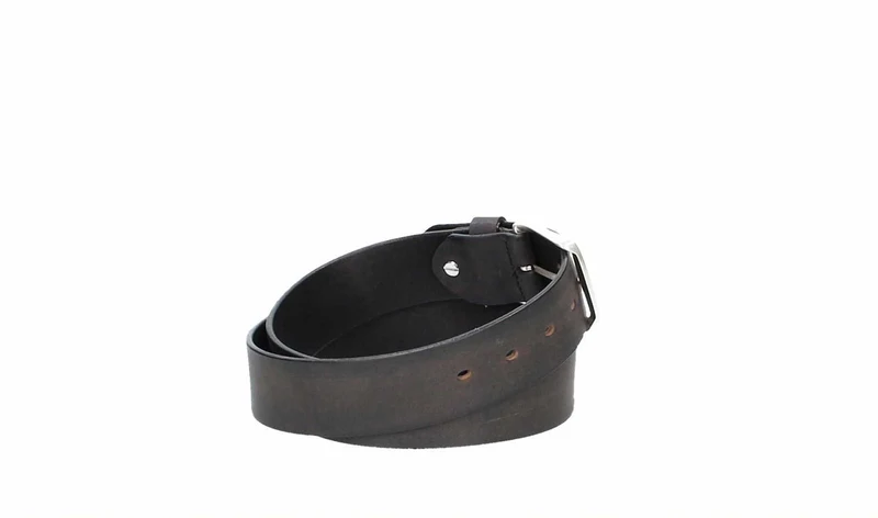 Leder Bazlen Gürtel schwarz