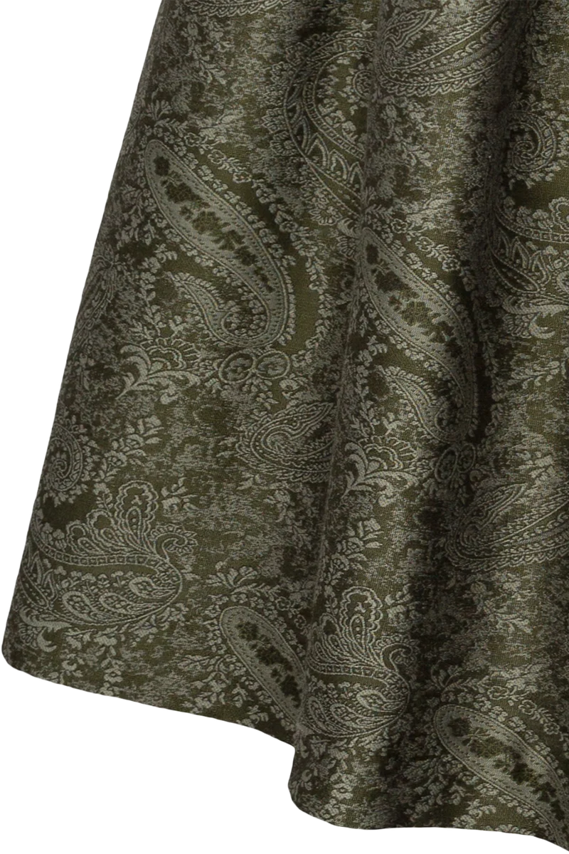 Langer Trachtenrock mit Paisleymuster