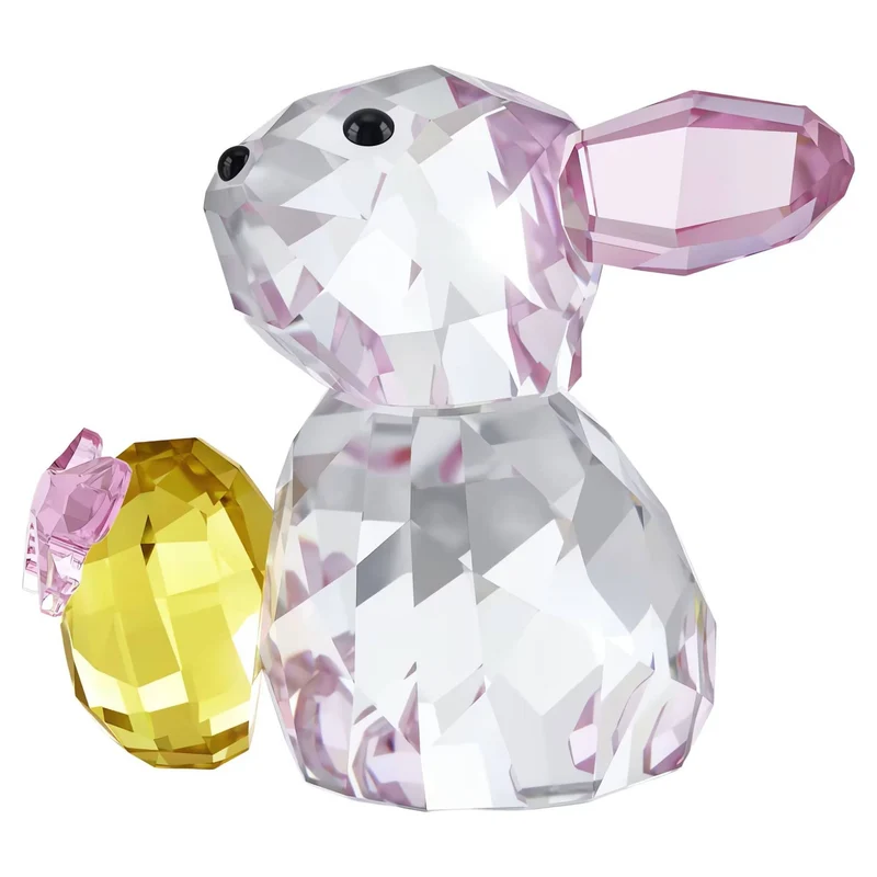 Swarovski Kristallfigur Idyllia Häschen und Ei rosa 5748249
