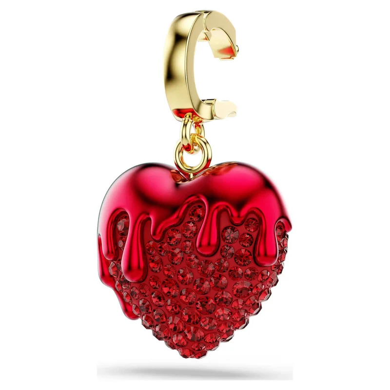 Swarovski Charm Damen Idyllia Herz Rot Gold 5742994