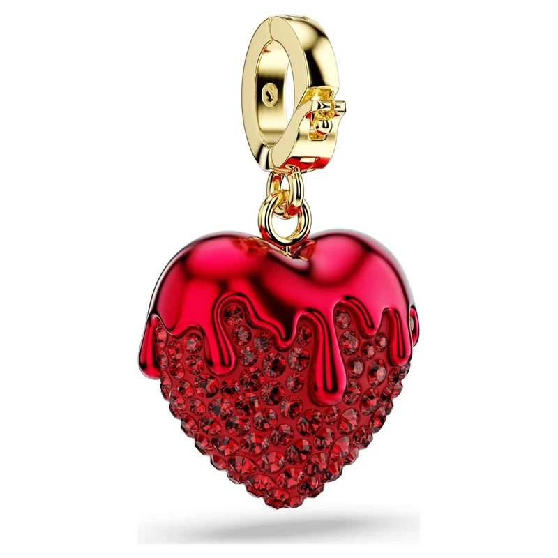 Swarovski Charm Damen Idyllia Herz Rot Gold 5742994