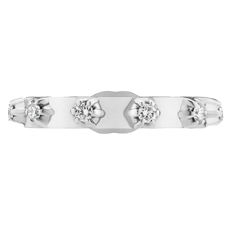 Gucci Damen Ring Running G Weissgold YBC554303001