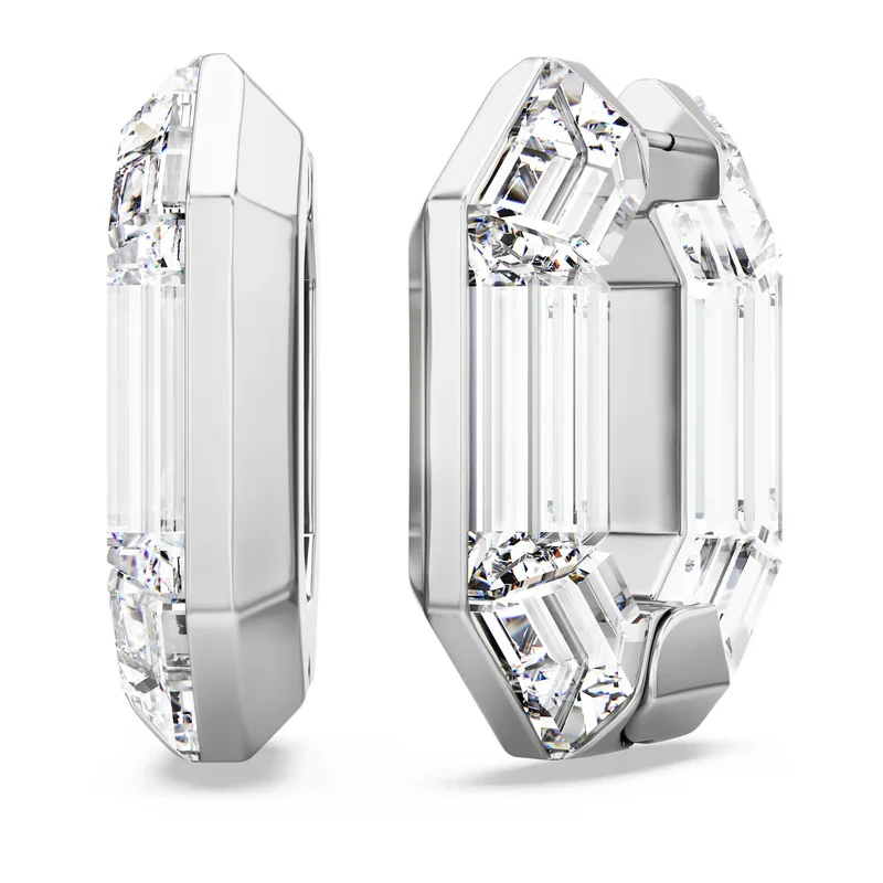 Swarovski Ohrringe Damen Lucent Hoop Small weiß 5696289