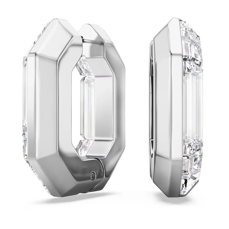Swarovski Ohrringe Damen Lucent Hoop Small weiß 5696289