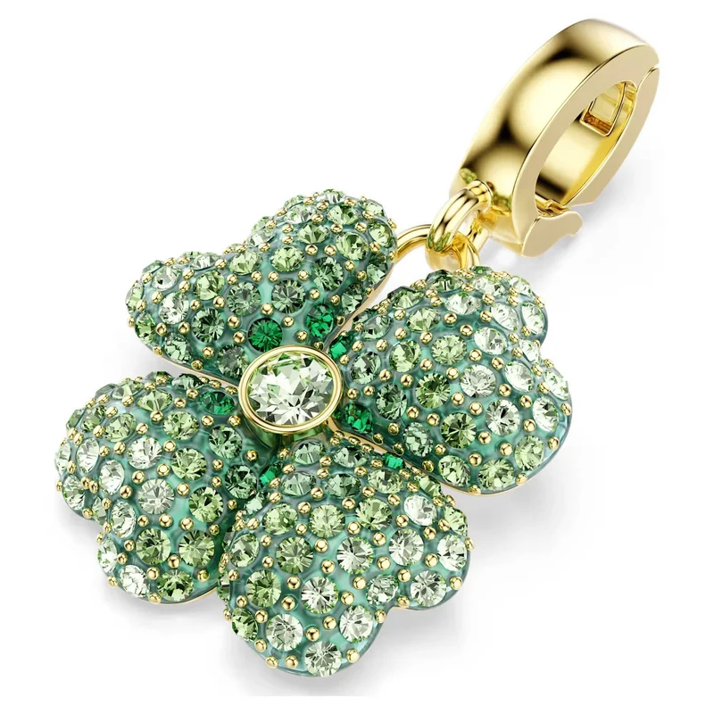 Swarovski Charm Unisex Idyllia Glücksklee Grün 5743130
