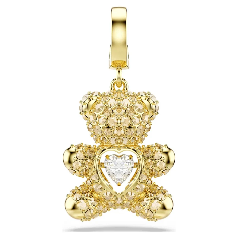 Swarovski Damen Charm Idyllia Teddy gold 5743147