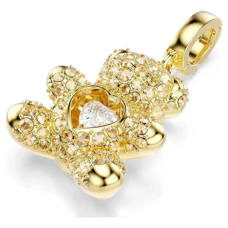 Swarovski Damen Charm Idyllia Teddy gold 5743147