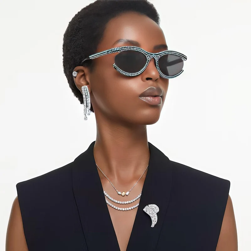 Swarovski Damen Hyperbola Ohrhänger weiß 5668354