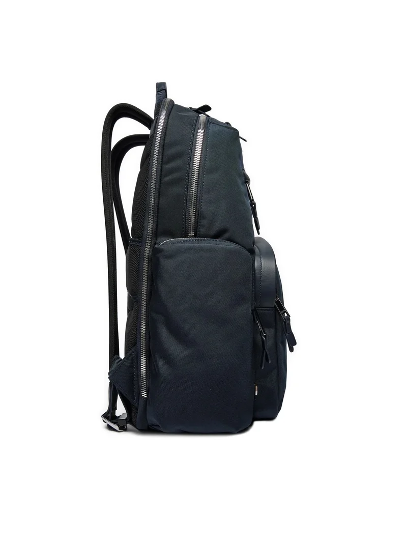 HUGO BOSS Herren Rucksack mit Logo und Zwei-Wege Reissverschluss Dunkelblau 50504306