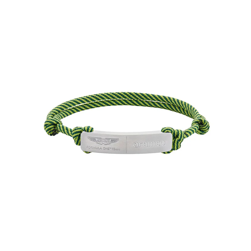 Aston Martin Herren‑Armband AM FORMULA 1 Grün/Silber MJFHF5BU2