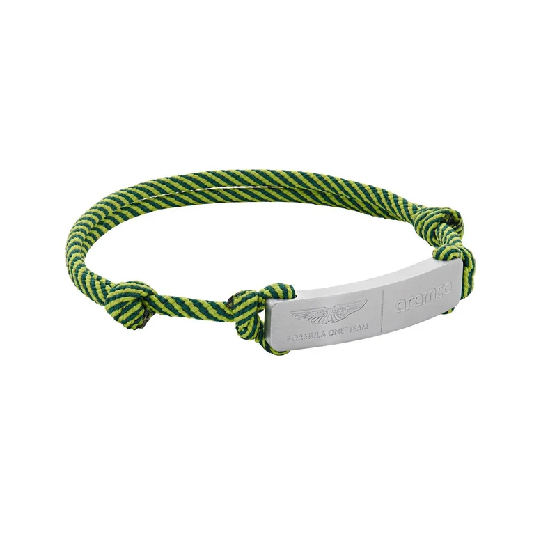 Aston Martin Herren‑Armband AM FORMULA 1 Grün/Silber MJFHF5BU2
