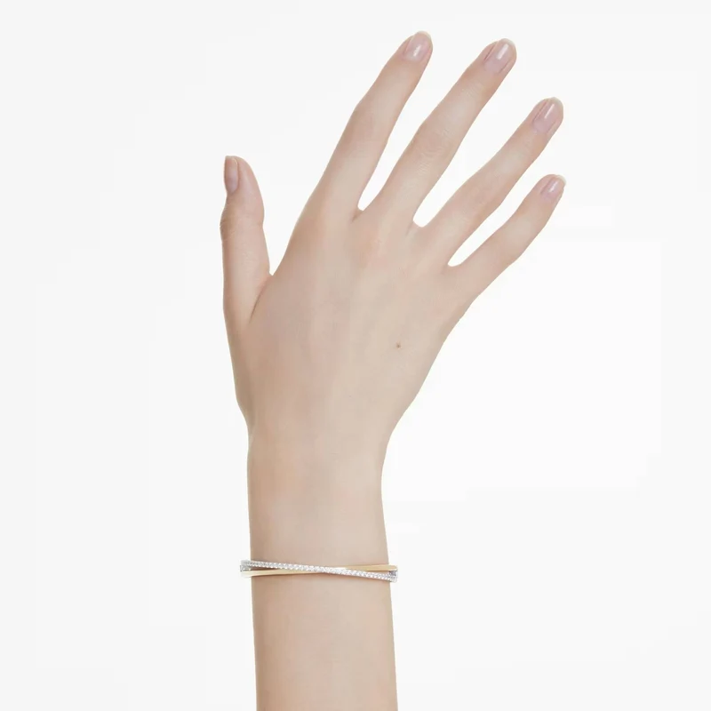 Swarovski Armreif Damen Hyperbola Silber Gold 5689721