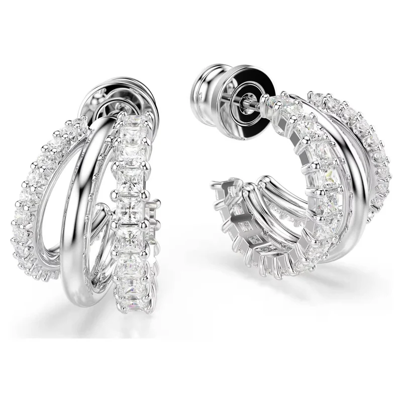 Swarovski Ohrringe Damen Hyperbola Weiß 5737110
