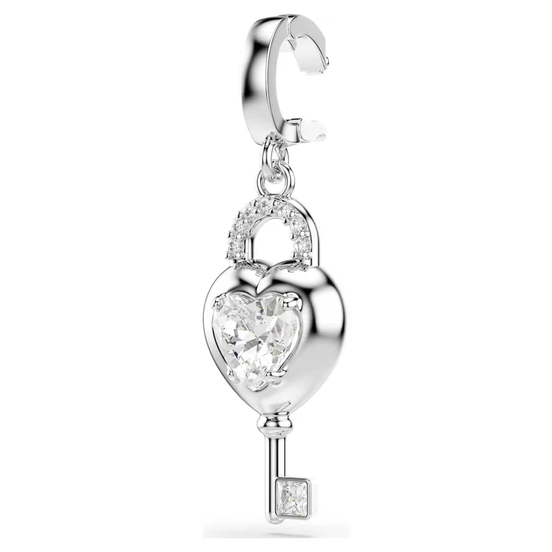 Swarovski Charm Damen Idyllia Herz mit Schlüssel Weiß 5742957