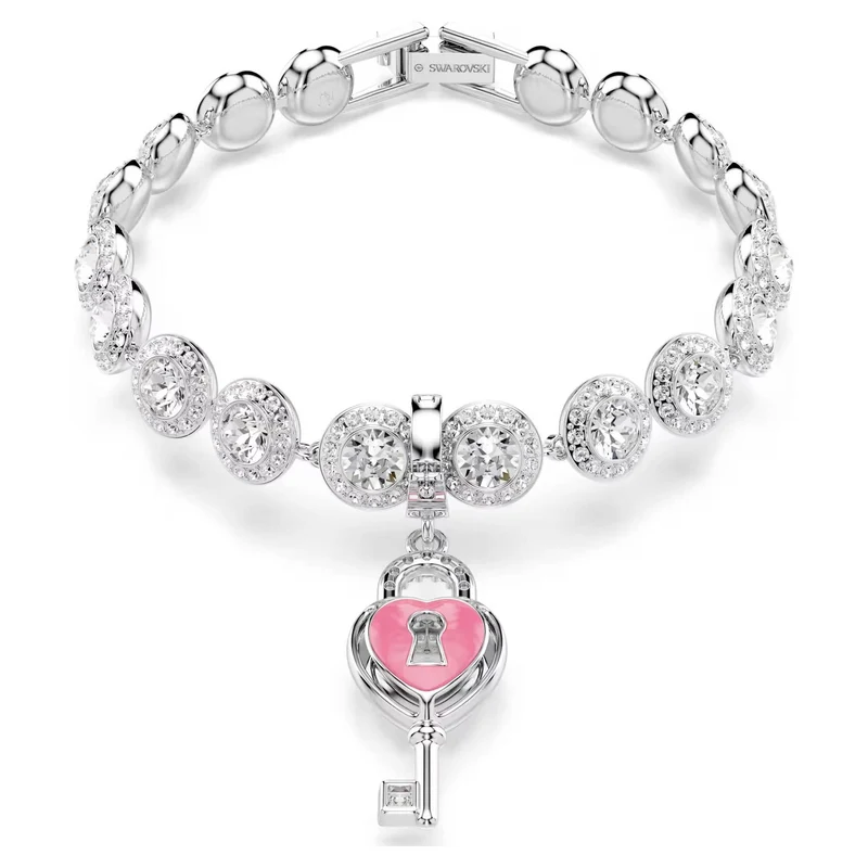 Swarovski Charm Damen Idyllia Herz mit Schlüssel Weiß 5742957