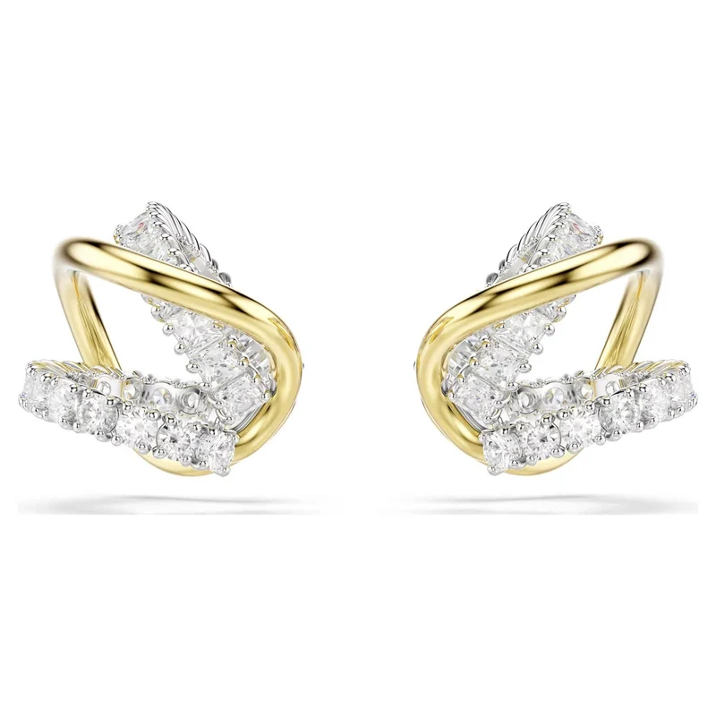 Swarovski Ohrringe Damen Hyperbola Ohrspangen Verschiedene Schliffe Weiß Metallmix 5742842