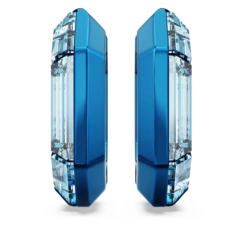 Swarovski Ohrringe Damen Lucent Hoop Octagon Small blau 5696038