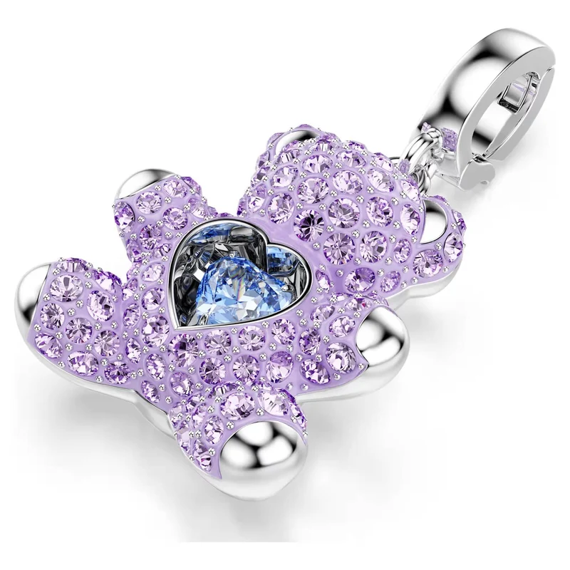 Swarovski Damen Idyllia Teddy-Charm Violett 5745610