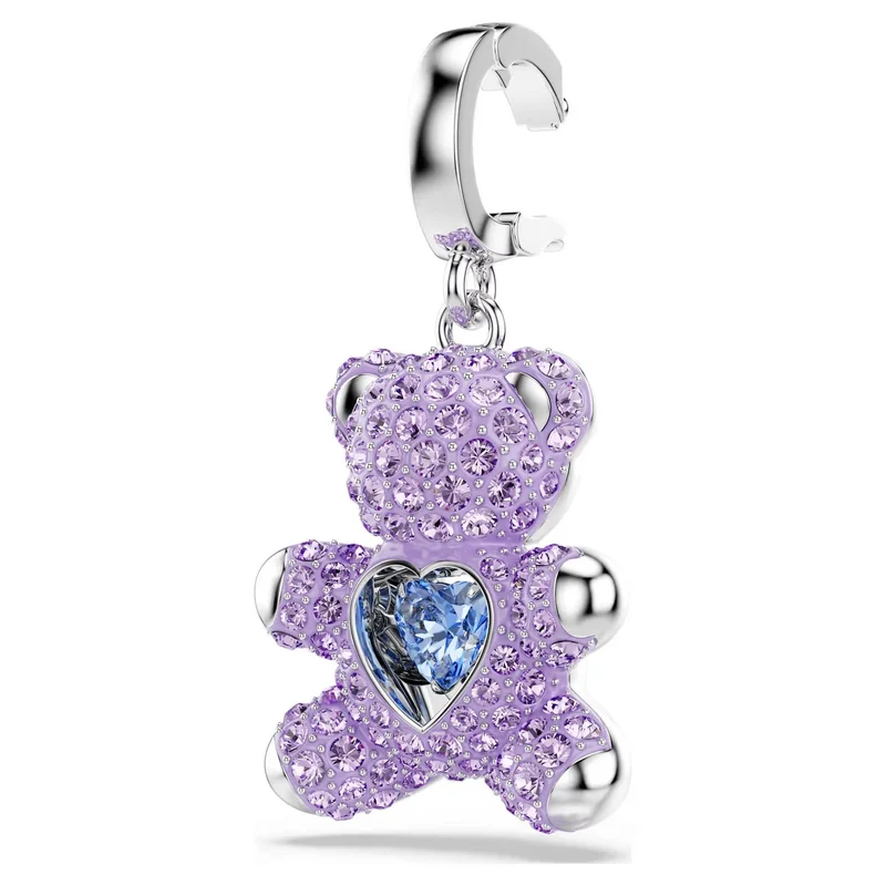 Swarovski Damen Idyllia Teddy-Charm Violett 5745610