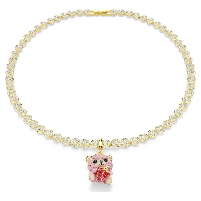Swarovski Damen Idyllia Charm Teddy Rosa 5738357