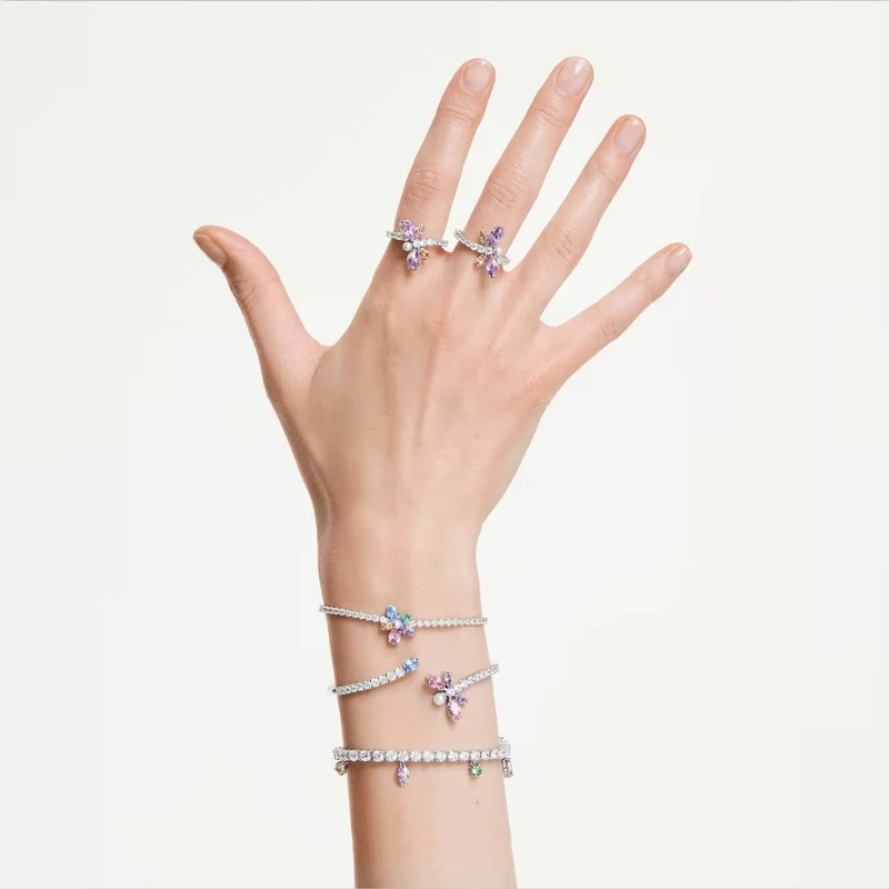 Swarovski Armband Unisex Ariana Grande x Swarovski Verschiedene Schliffe Mehrfarbig Rhodiniert 5742463