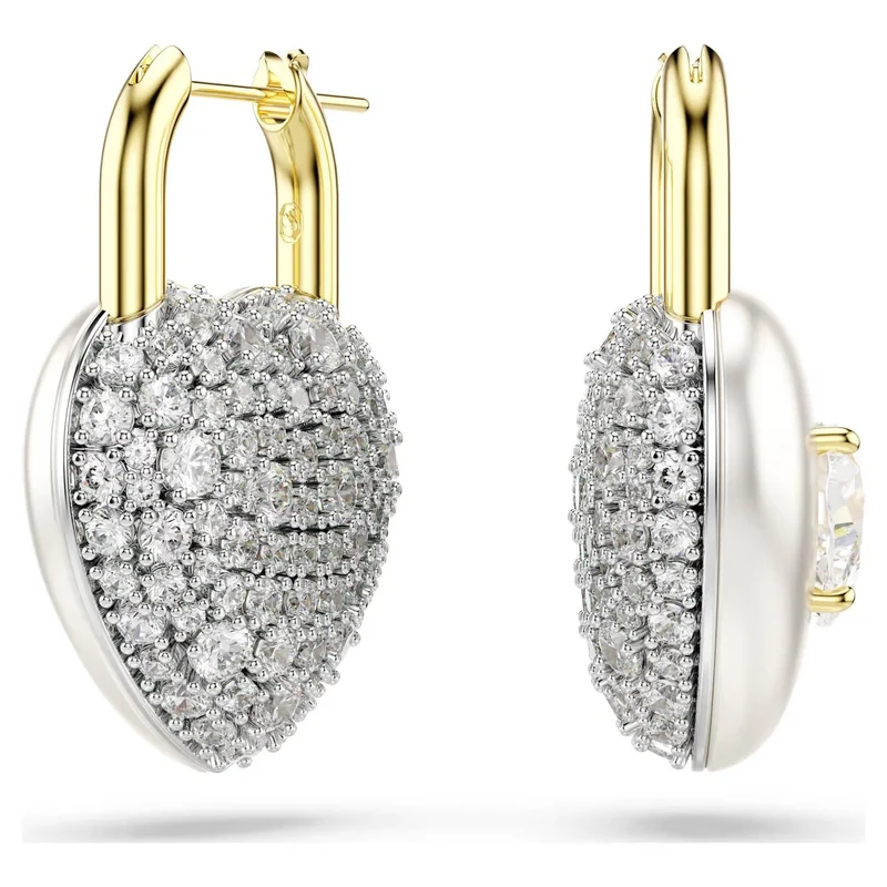 Swarovski Ohrringe Damen Idyllia Herz Weiß 5737297