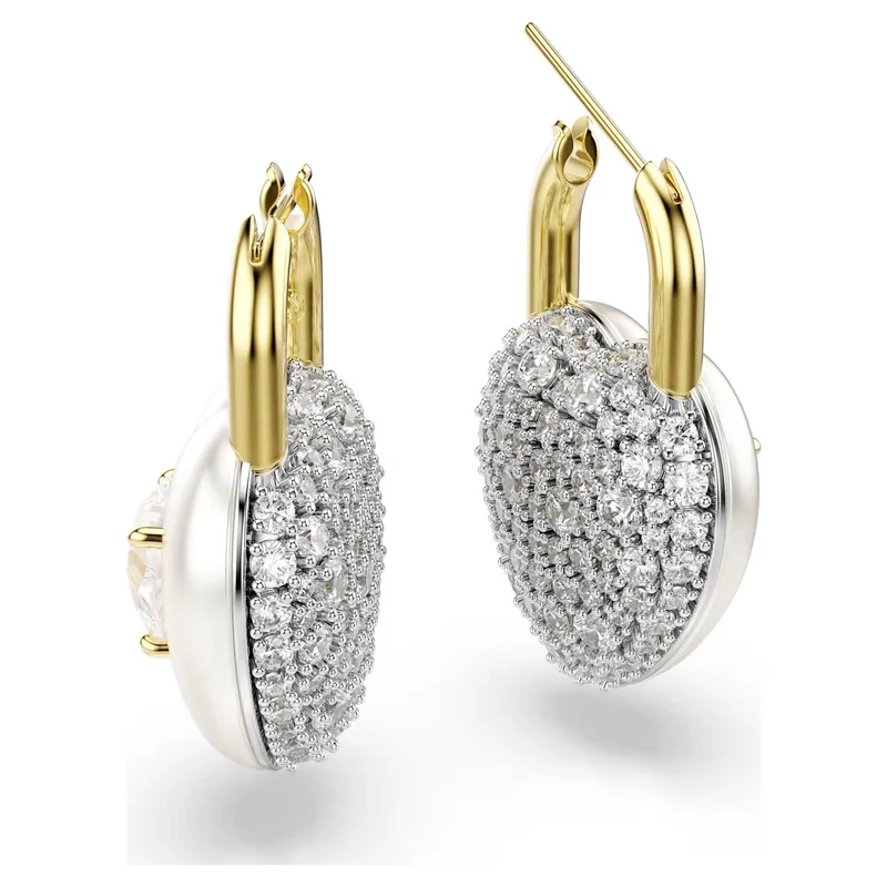 Swarovski Ohrringe Damen Idyllia Herz Weiß 5737297