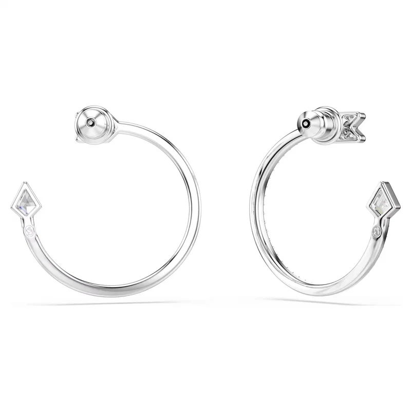 Swarovski Kreolen Damen Idyllia Pfeil Weiß Rhodiniert 5741522