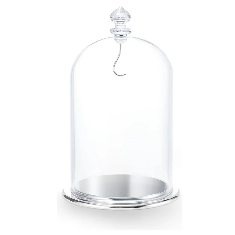 Swarovski Display Bell Jar Glasglocke Silberfarben 5527606
