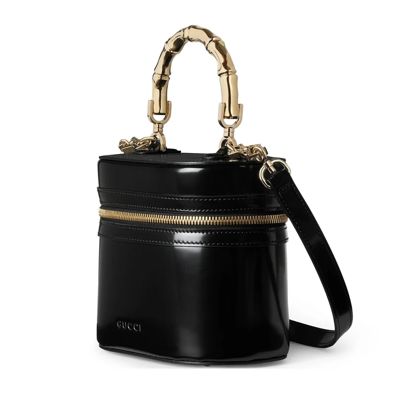 Gucci Damen Tasche SMLG BAMBOO PULLER Schwarz 828144-10R0G-1000