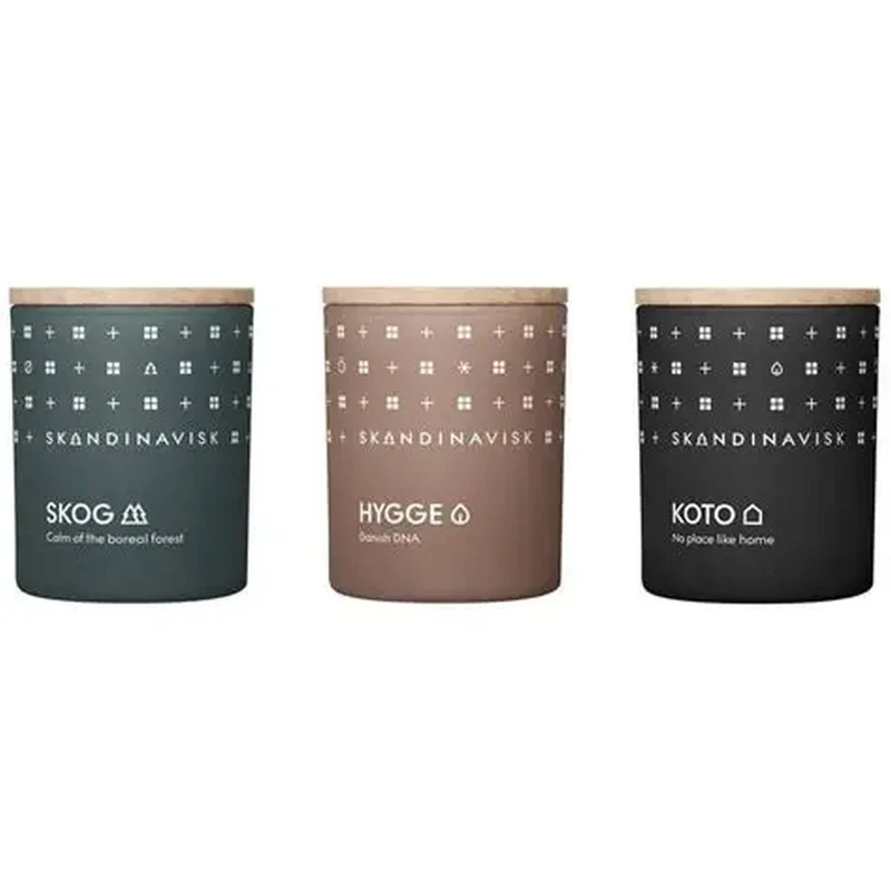 Skandinavisk Duftkerze Unisex HIBERNATE Giftset Grün Mehrfarbig SKA 22005
