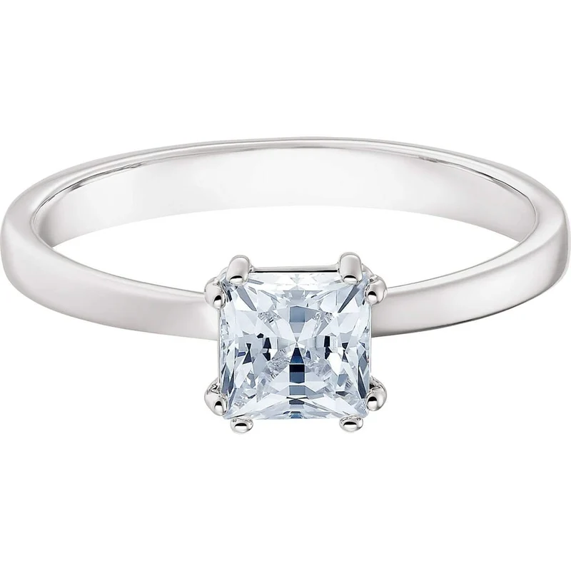 Swarovski Ring Damen Attract Weiß Silberfarben Size 52 5402435