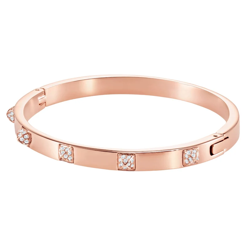 Swarovski Armreif Damen Dextera Weiß Roségoldfarben 5098834