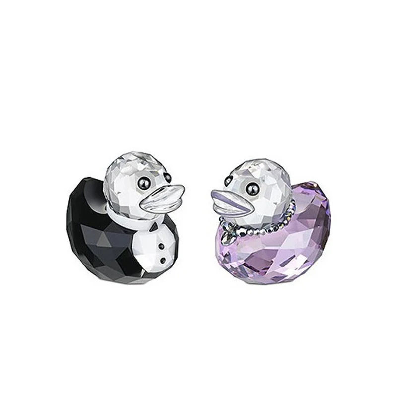 Swarovski Dekofigur Unisex Happy Ducks Sir and Lady Duck Mehrfarbig 1096733
