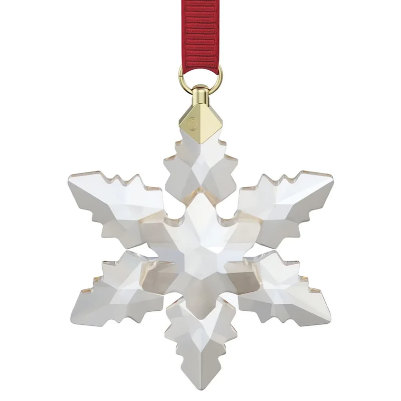 Swarovski Ornament Annual Edition Little Snowflake Goldfarben 5674384