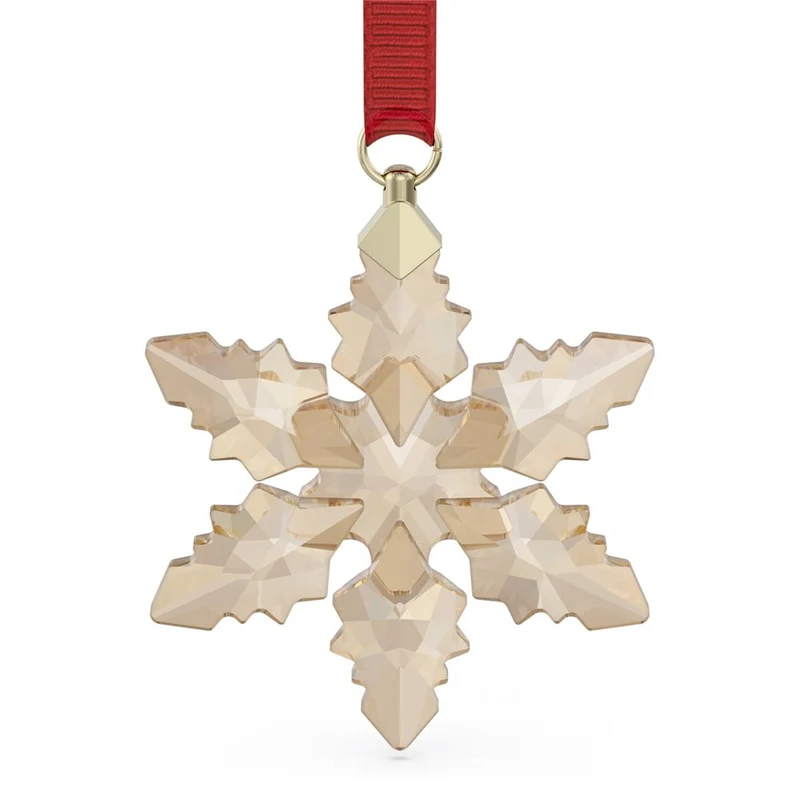 Swarovski Ornament Annual Edition Little Snowflake Goldfarben 5674384