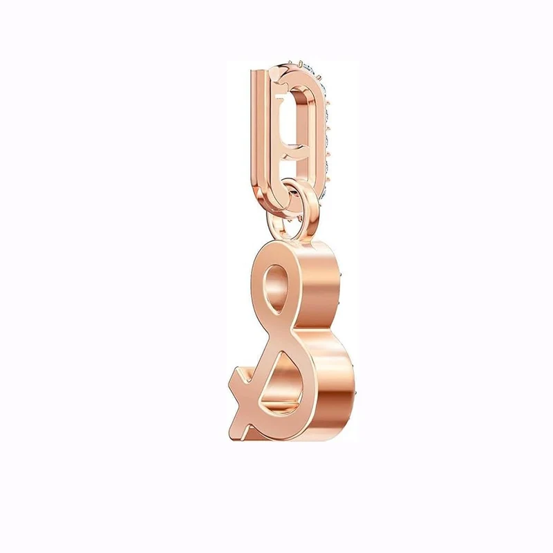 Swarovski Charm Anhänger Remix Alphabet "&" Weiß, Roségold-Legierungsschicht 5441403