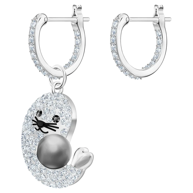 Swarovski Ohrringe Damen Polar Mehrfarbig Silberfarben 5491550
