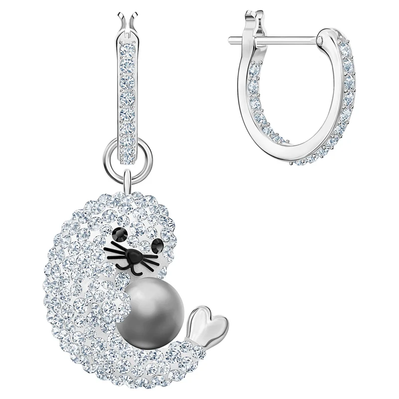 Swarovski Ohrringe Damen Polar Mehrfarbig Silberfarben 5491550